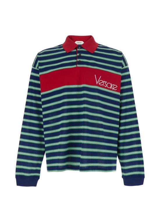 26FW 베르사체 폴로 티셔츠 1025512 1A184396UF90 MULTICOLOR - VERSACE