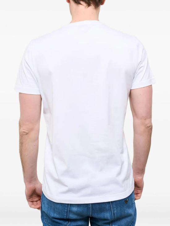 26FW 돈답 반팔 티셔츠 US198 JF0271UZL4000 WHITE - DONDUP