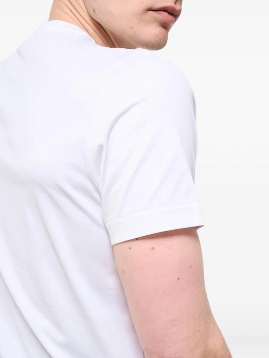 26FW 돈답 반팔 티셔츠 US198 JF0271UZL4000 WHITE - DONDUP