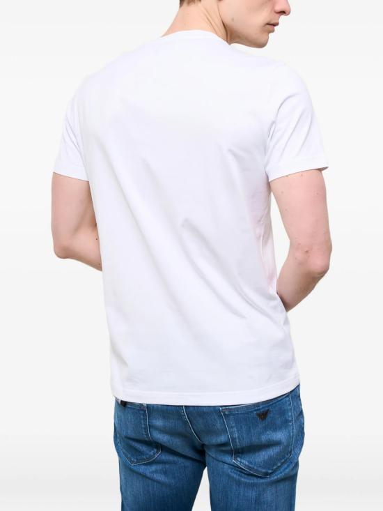 26FW 돈답 반팔 티셔츠 US198 JF0271UZL4000 WHITE - DONDUP