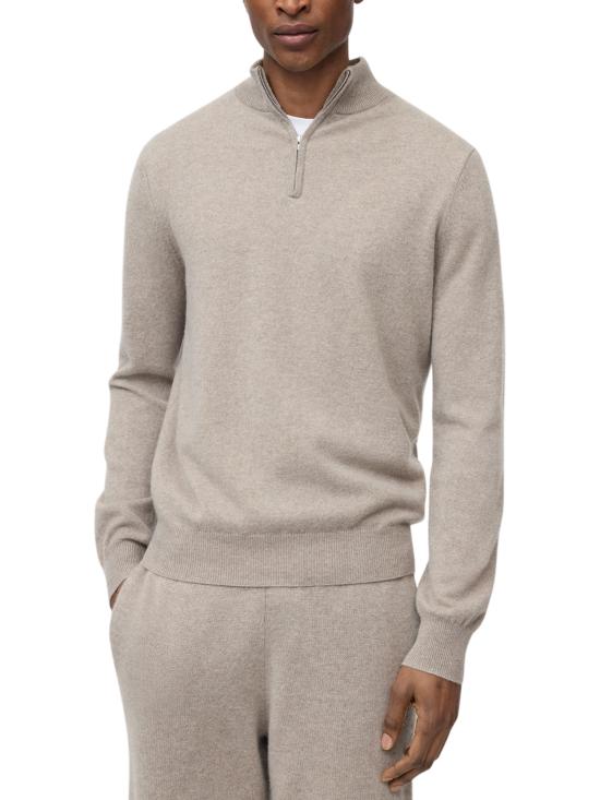 26FW 소프트 고트 집업 니트 FW25SF192200002 GREIGE GREY - SOFT GOAT