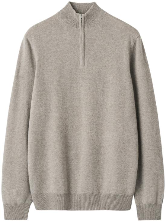 26FW 소프트 고트 집업 니트 FW25SF192200002 GREIGE GREY
