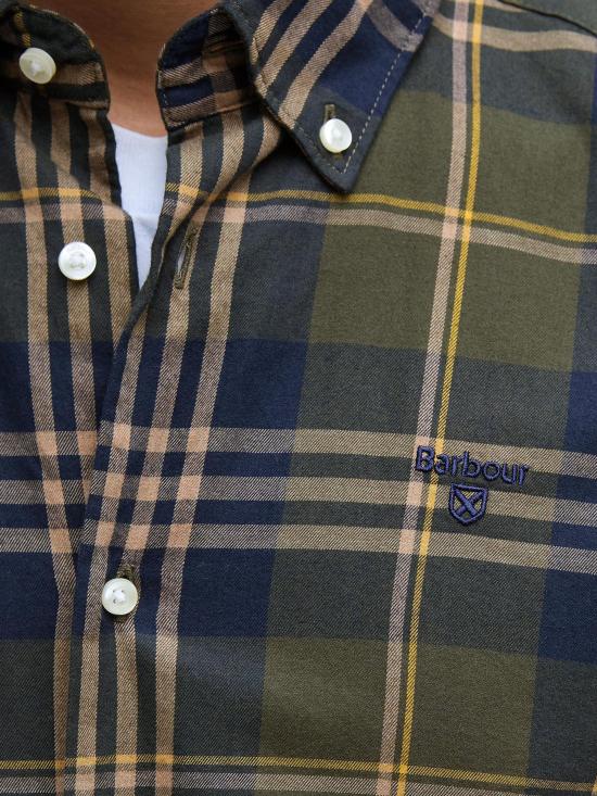 26FW 바버 긴팔 셔츠 MSH5355 OL51 GREEN - BARBOUR