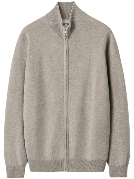 26FW 소프트 고트 집업 니트 FW25SF01900002 GREIGE GREY