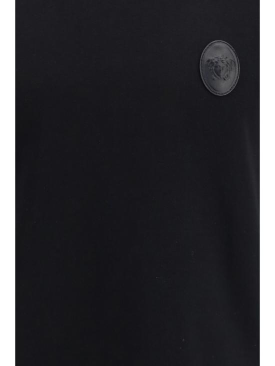 26FW 베르사체 반팔 티셔츠 1026452 1A192411B000 BLACK - VERSACE