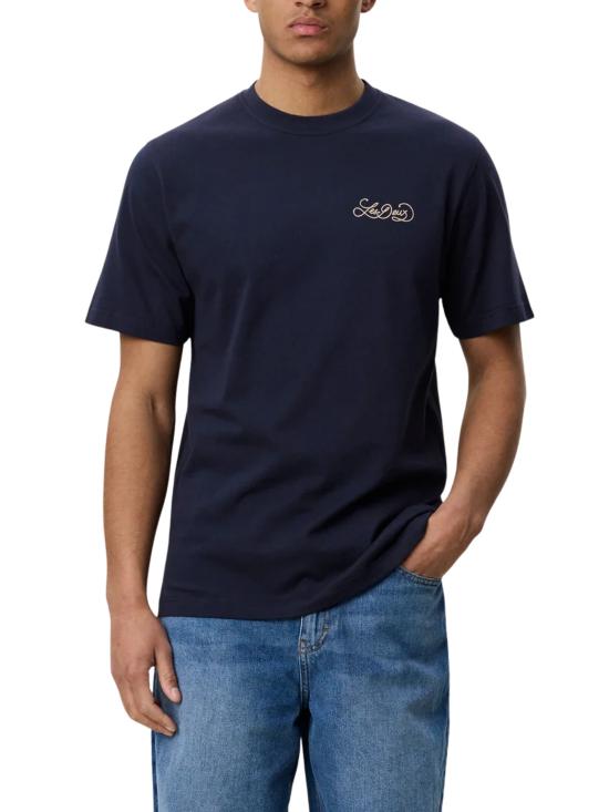 26FW 레듀 반팔 티셔츠 1002488 460 NAVY - LES DEUX