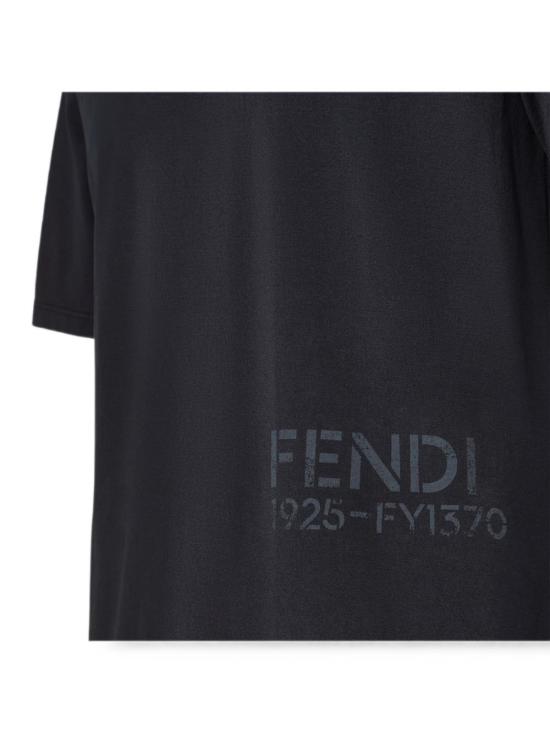 26FW 펜디 반팔 티셔츠 FY1370 B19QF043Y BLACK - FENDI