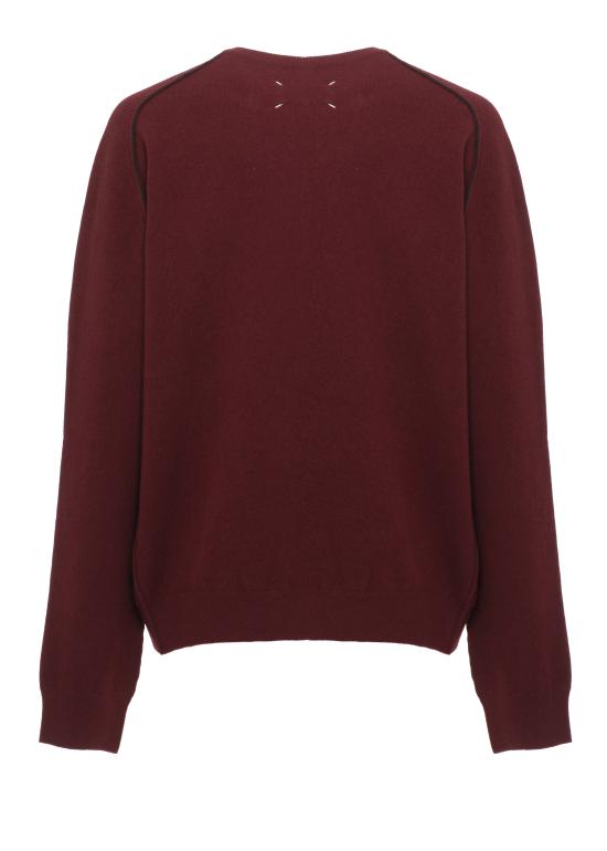 26FW 마르지엘라 스웨터 S50HL0070 M13303211F BURGUNDY - MAISON MARGIELA