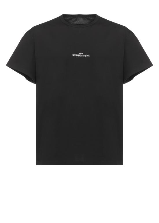 26FW 마르지엘라 로고 코튼 티셔츠 S50GC0736 S22816900 BLACK