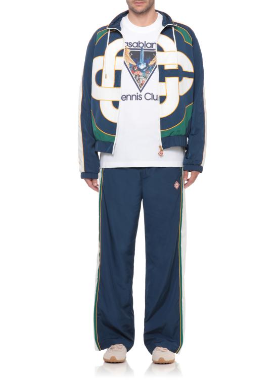 26FW 카사블랑카 반팔 티셔츠 MAW26JTS00108 BRIGHT WHITE JERSEY MONDE - CASABLANCA