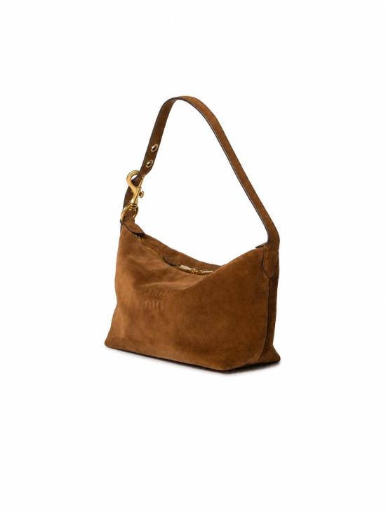 26FW 미우미우 스웨이드 스피릿 레더 백 스웨이드 스피릿 레더 백 5BC216VOOO2CSS F0324 - MIU MIU