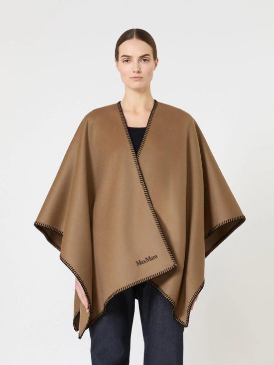 26FW 막스마라 케이프 24546121 035 BROWN DOM - MAX MARA