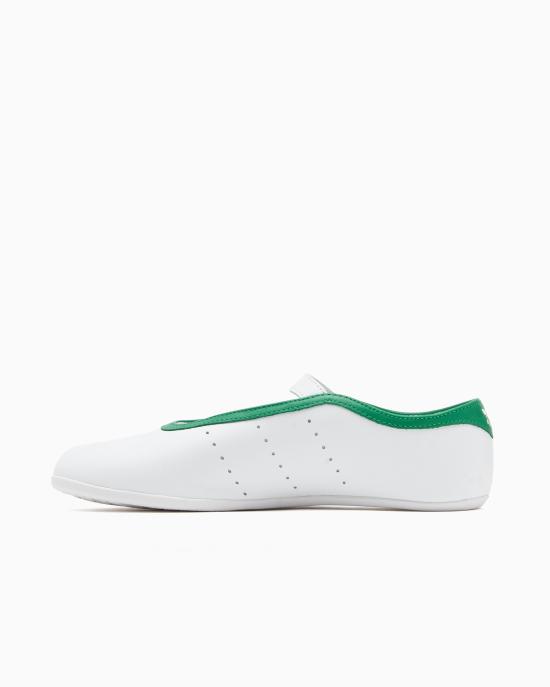  아디다스 스니커즈 LA6370 Cloud White Green DOM - ADIDAS