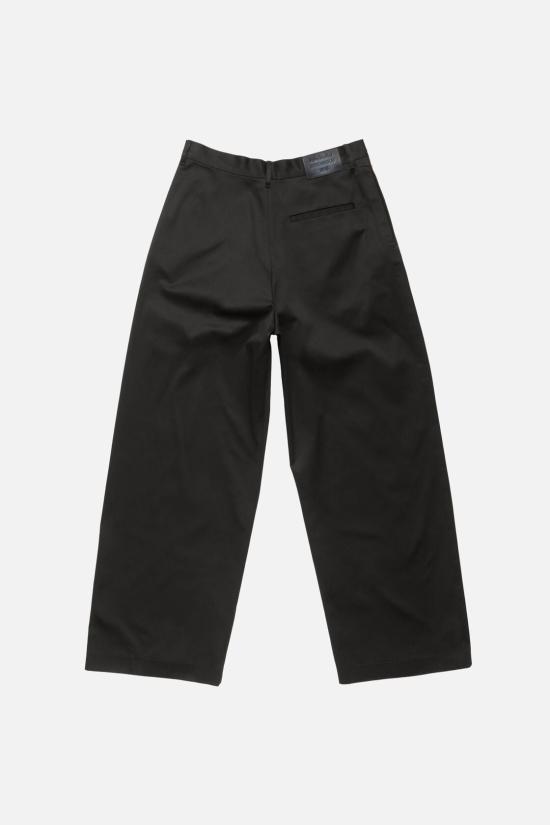26FW 아크네 스튜디오 새틴 테일러드 팬츠 BK0785 900 BLACK DOM - ACNE STUDIOS