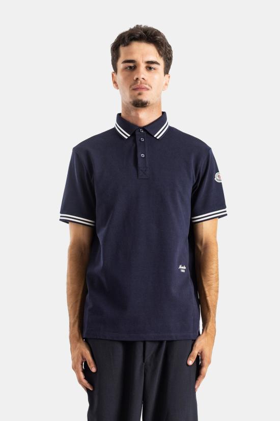 26SS 몽클레어 폴로 티셔츠 8A00003 89A16 77X NAVY DOM