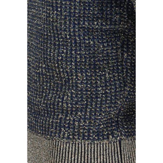 26FW 발망 스웨터 BAHF1ALB60KK13SQHBB BLUE - BALMAIN