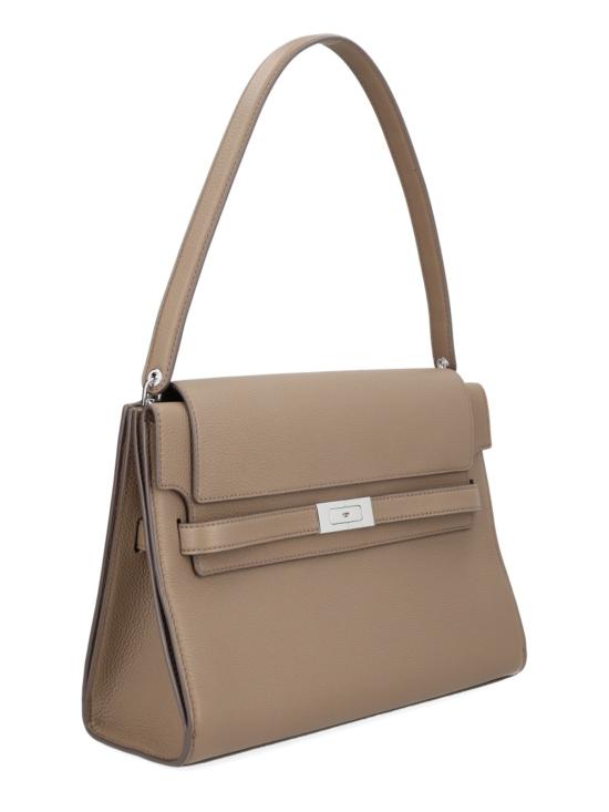  토리버치 가방 리 라지윌 라지 가죽 숄더백 베이지 - TORY BURCH