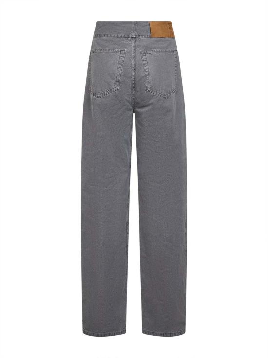  MM6 메종마르지엘라 데님 팬츠 Mm6 메종 마르지엘라 데님 스트레이트 레그 진 그레이 - MM6 MAISON MARGIELA