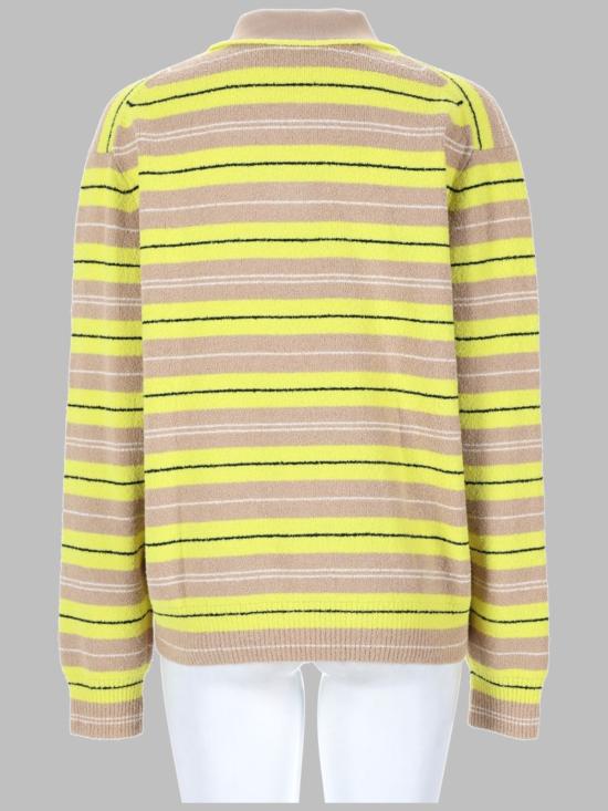  폴 스미스 스웨터 Paul Smith 럭비 부클레 코튼 점퍼 옐로우 - PAUL SMITH