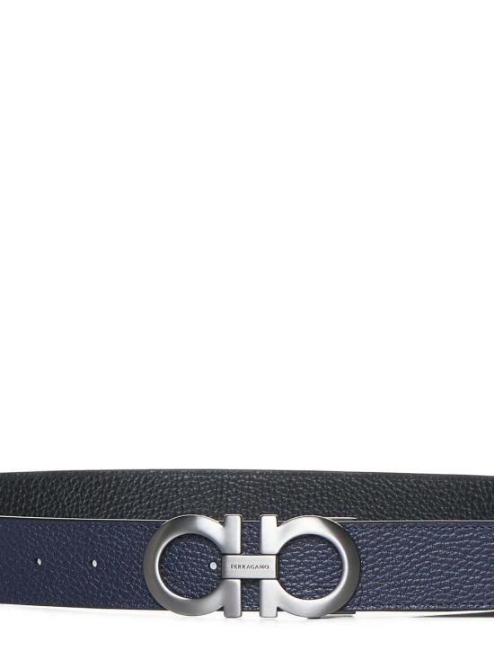  살바토레 페라가모 벨트 페라가모 간치니 양면 송아지 가죽 - SALVATORE FERRAGAMO