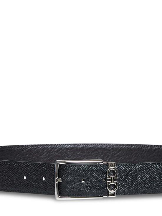  살바토레 페라가모 벨트 페라가모 간치니 양면 송아지 가죽 - SALVATORE FERRAGAMO