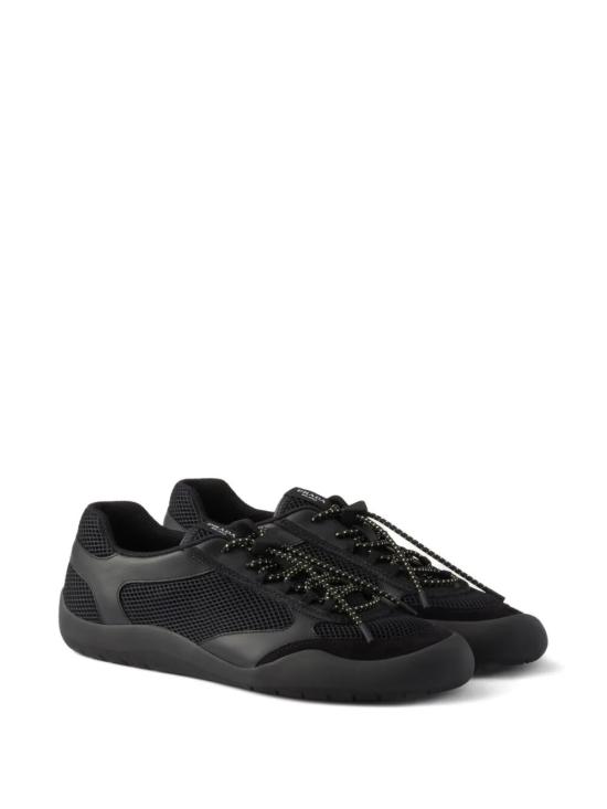 26FW 프라다 스피드락 레더 앤 메쉬 패브릭 스니커즈 2EE468FG000 3ZM0 F0002 NERO - PRADA