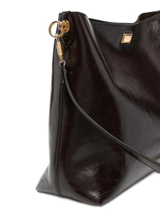 26FW 돌체앤가바나 Large Vittoria calfskin 숄더백 BB7942AZ000 8H042 CIOCCOLATO FONDENTE - DOLCE & GABBANA