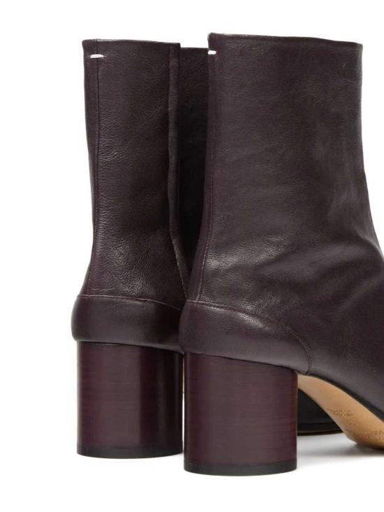 26FW 마르지엘라 타비 빈티지 레더 부츠 S58WU0246P3753 T5148 PLUM - MAISON MARGIELA