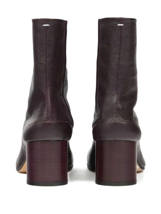 26FW 마르지엘라 타비 빈티지 레더 부츠 S58WU0246P3753 T5148 PLUM - MAISON MARGIELA