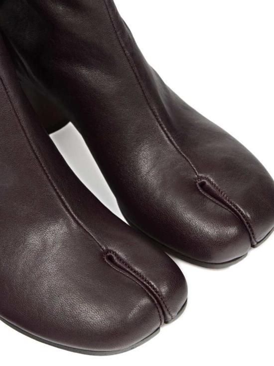 26FW 마르지엘라 타비 빈티지 레더 부츠 S58WU0246P3753 T5148 PLUM - MAISON MARGIELA