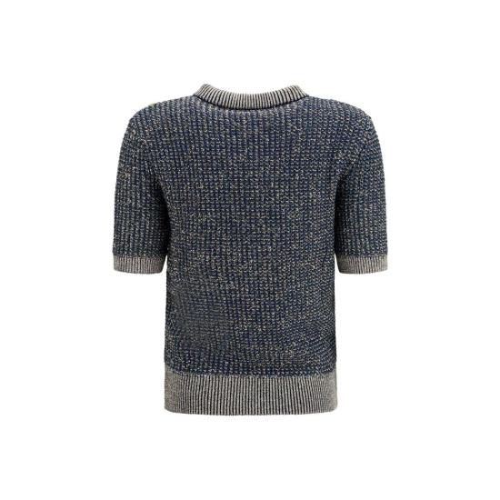 26FW 발망 스웨터 BAHF1ALB60KK13SQHBB BLUE - BALMAIN