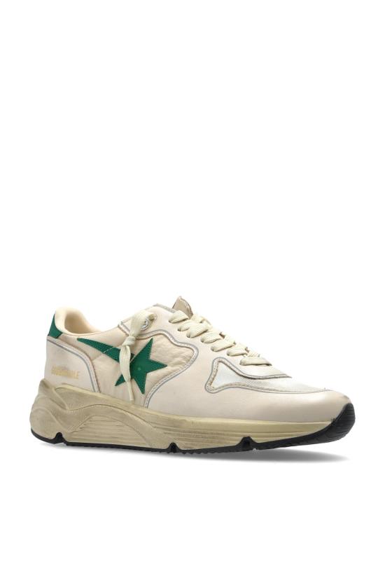 26FW 골든구스 러닝 솔 스니커즈 GWF00126 F008530 12490 BUTTERCREAM GREEN DOM - GOLDEN GOOSE