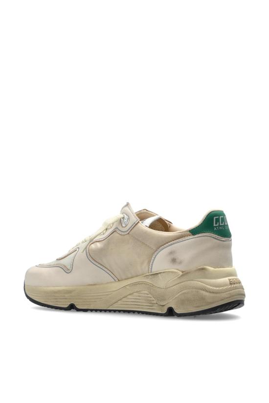 26FW 골든구스 러닝 솔 스니커즈 GWF00126 F008530 12490 BUTTERCREAM GREEN DOM - GOLDEN GOOSE