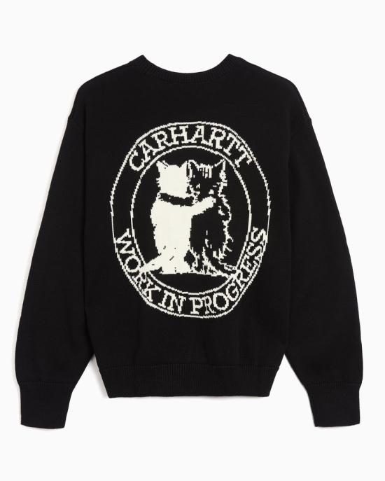 26FW 칼하트 WIP 스웨터 I036850 K02XX BLACK WAX DOM - CARHARTT WIP