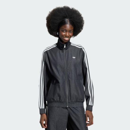  아디다스 자켓 KW8758 MEDIUM BLACK DENIM DOM - ADIDAS