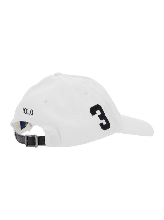 26FW 폴로 랄프로렌 로고 자수 코튼 볼캡 710673584003 White - POLO RALPH LAUREN
