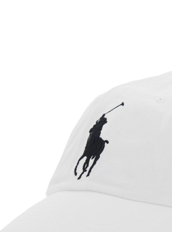 26FW 폴로 랄프로렌 로고 자수 코튼 볼캡 710673584003 White - POLO RALPH LAUREN