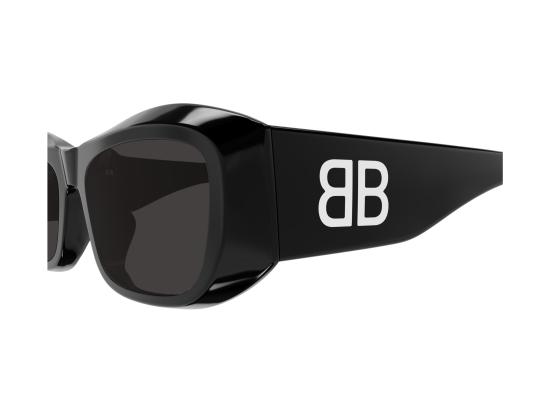 26FW 발렌시아가 스퀘어 로고 선글라스 BB0397SA BLACK - BALENCIAGA