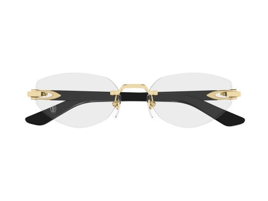 26FW 까르띠에 림리스 무테 안경 CT0609O GOLD - CARTIER