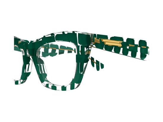 26FW 보테가베네타 안경 BV1215O GREEN - BOTTEGA VENETA