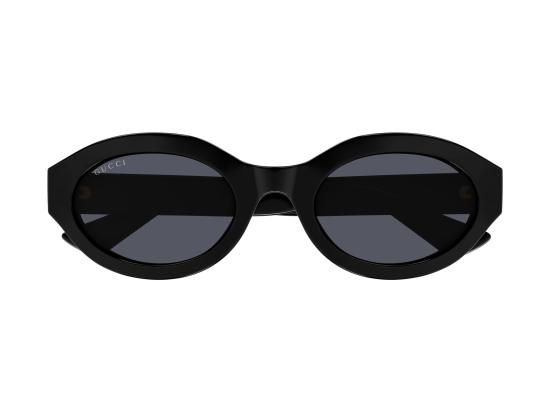 26FW 구찌 미니멀 GG 로고 오벌 선글라스 GG1579S BLACK - GUCCI