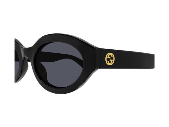 26FW 구찌 미니멀 GG 로고 오벌 선글라스 GG1579S BLACK - GUCCI
