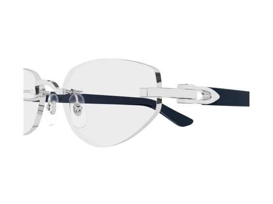 26FW 까르띠에 림리스 무테 안경 CT0609O SILVER - CARTIER