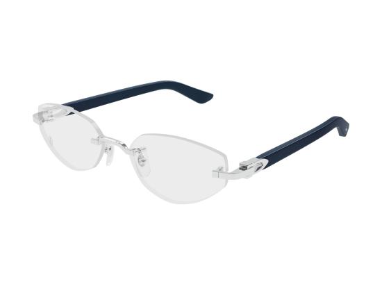 26FW 까르띠에 림리스 무테 안경 CT0609O SILVER