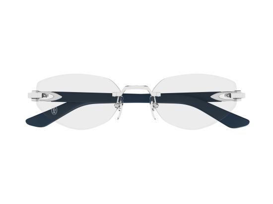 26FW 까르띠에 림리스 무테 안경 CT0609O SILVER - CARTIER
