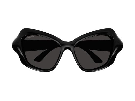 26FW 발렌시아가 캣아이 웨이브 선글라스 BB0353S BLACK - BALENCIAGA