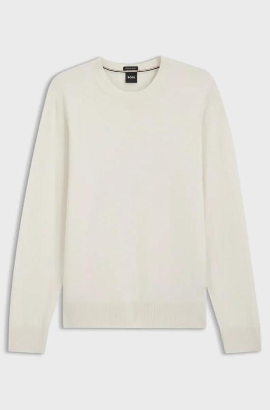 26FW 휴고보스 스웨터 50565469 118 OPEN WHITE DOM