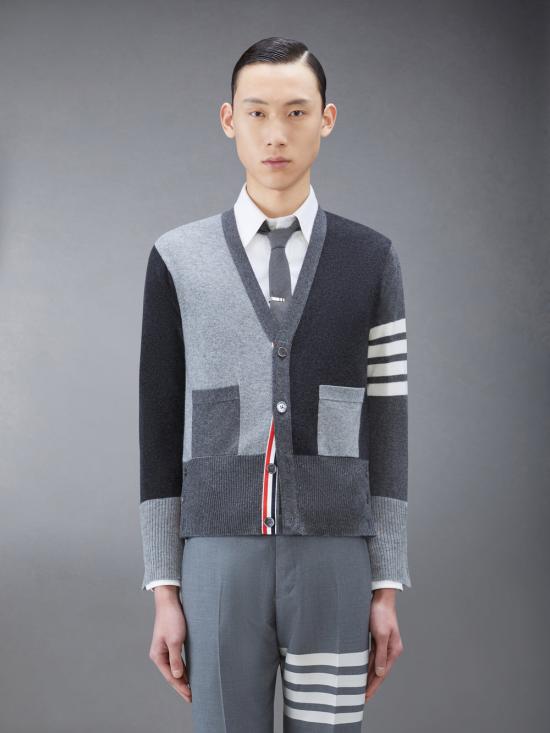 26FW 톰브라운 가디건 MKC001F 00011 982 TONAL GREY DOM