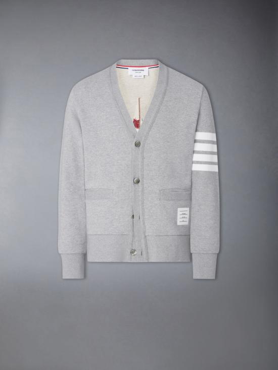 26FW 톰브라운 가디건 MJT582E 00535 055 LIGHT GREY DOM