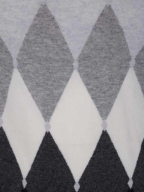 26FW 발렌타인 스웨터 B2P001 12KA8 095 95123 SILVER CHARCOAL - BALLANTYNE